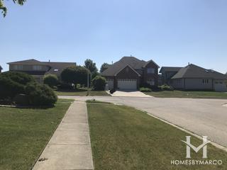 Golden Oak Estates subdivision in Homer Glen, IL