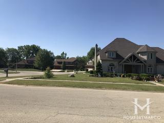 Golden Oak Estates subdivision in Homer Glen, IL