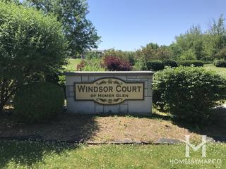 Windsor Court subdivision in Homer Glen, IL