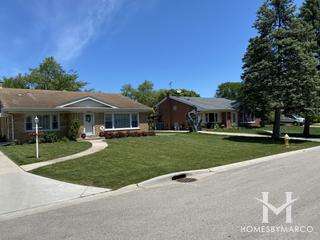 Greenwood Park subdivision in Glenview, IL