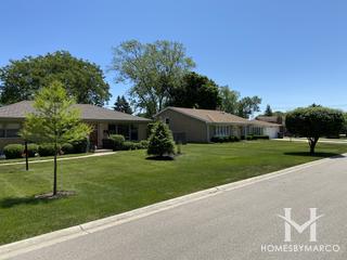 Greenwood Park subdivision in Glenview, IL