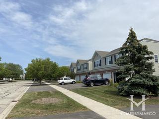 Townes of Whispering Oaks subdivision in Bolingbrook, IL