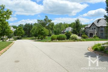 Abbey Woods subdivision in Barrington, IL