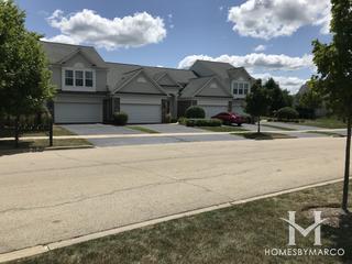 Autumn Creek Townes subdivision in Yorkville, IL