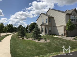 Autumn Creek Townes subdivision in Yorkville, IL