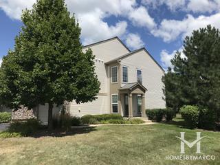 Autumn Creek Townes subdivision in Yorkville, IL