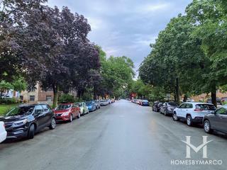 Hinman Lane Townhomes building in Evanston, IL