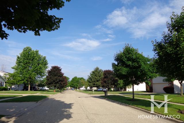 Brittany Heights subdivision in McHenry, IL