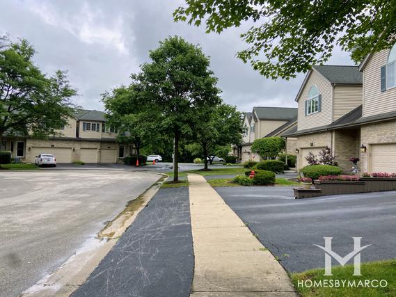 Villas on the Pond subdivision in Roselle, IL