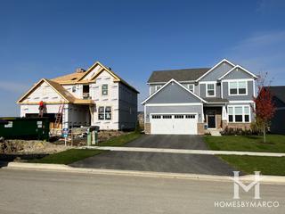 Sheldon Woods subdivision in Mundelein, IL