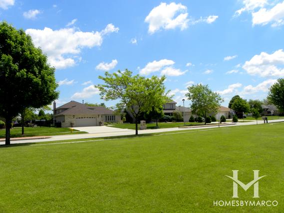 Kingston Hills subdivision in Homer Glen, IL