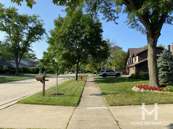 Huntington subdivision in Northbrook, IL