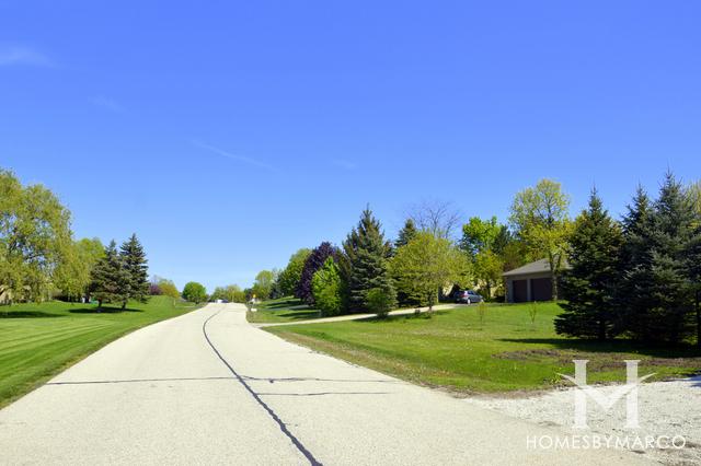 Amber Field Lakes subdivision in Lake Villa, IL