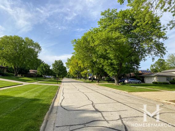 Rosewood subdivision in Darien, IL