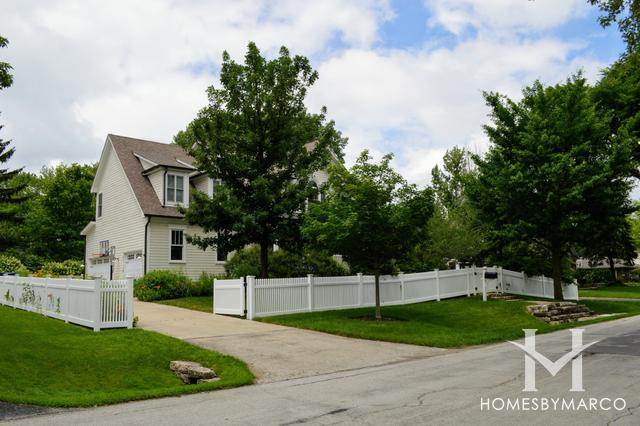 Foxfire Court subdivision in Downers Grove, IL