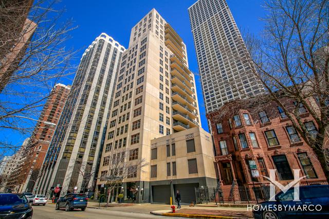 Maple Tower building in the Rush & Division neighborhood of Chicago, IL