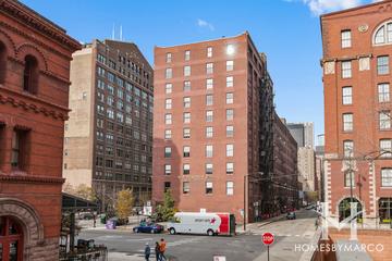 The Donahue building in the Printers Row neighborhood of Chicago, IL