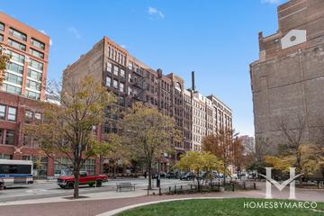The Donahue building in the Printers Row neighborhood of Chicago, IL