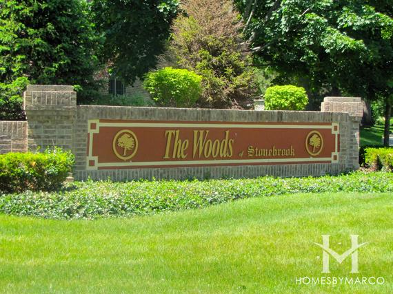 Woods of Stonebrook subdivision in Gurnee, IL