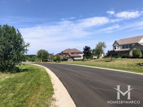 Fields of Farm Colony subdivision in Yorkville, IL