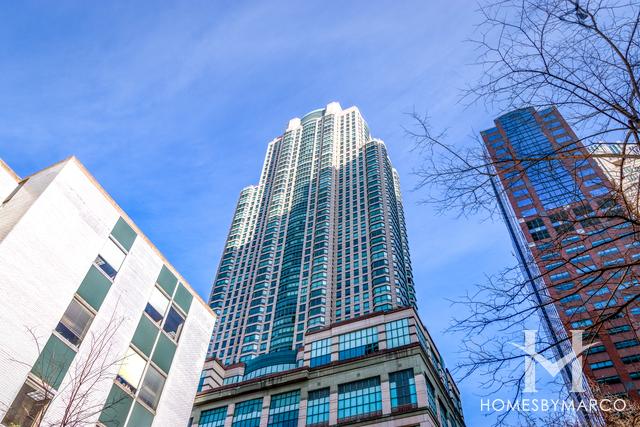 Chicago Place building in the Streeterville neighborhood of Chicago, IL