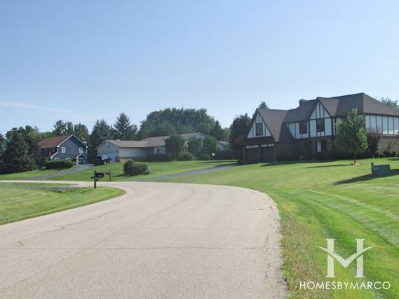 Deerwood subdivision in Crystal Lake, IL