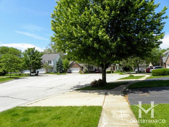 Breton Court subdivision in Batavia, IL