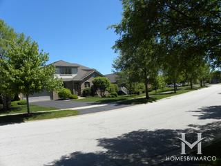 Amberfield Townhomes subdivision in Homer Glen, IL