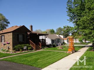 Ashland Oaks subdivision in Homewood, IL