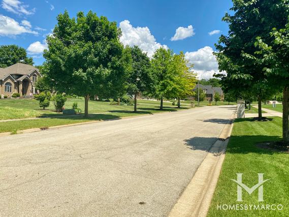 Green Glen Estates subdivision in New Lenox, IL