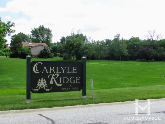 Carlyle Ridge subdivision in Tinley Park, IL