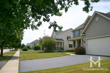 Walk up at the Park subdivision in Crystal Lake, IL