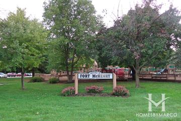 Whispering Oaks subdivision in McHenry, IL