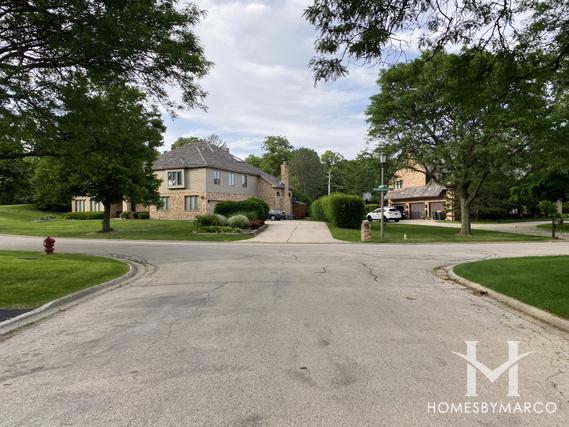 Devon Woods subdivision in Burr Ridge, IL