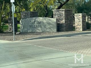 Photos of Tatum Village subdivision in Phoenix, AZ