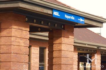 Photos of the Naperville Metra station in Naperville, IL