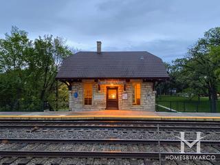 Highlands station in Hinsdale, IL