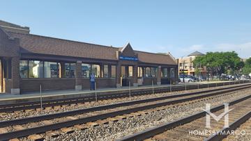 La Grange Road station in La Grange, IL
