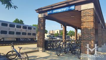 Photos of the La Grange Road Metra station in La Grange, IL