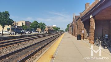 La Grange Road station in La Grange, IL