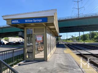 Photos of the Willow Springs Metra station in Willow Springs, IL