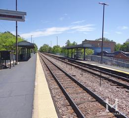 Evanston Central Street station in Evanston, IL
