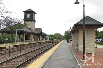Highland Park station in Highland Park, IL