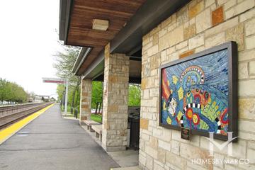 Highland Park station in Highland Park, IL