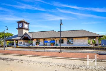 Photos of the Highland Park Metra station in Highland Park, IL