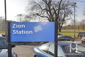 Zion station in Zion, IL