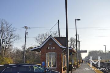 Zion station in Zion, IL