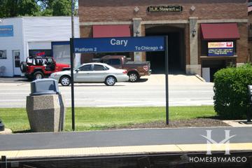 Cary station in Cary, IL