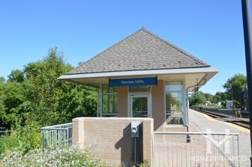 Vernon Hills station in Vernon Hills, IL