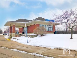 Antioch station in Antioch, IL